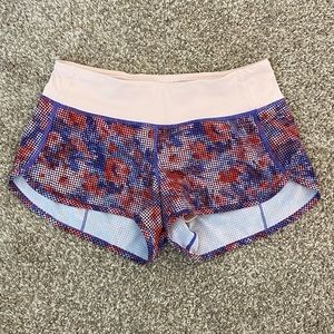 LULULEMON Speed Up Shorts 2.5” size 4